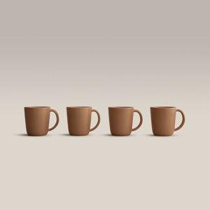 4 Ceramic Mugs | Year & Day (Terracotta/canyon)