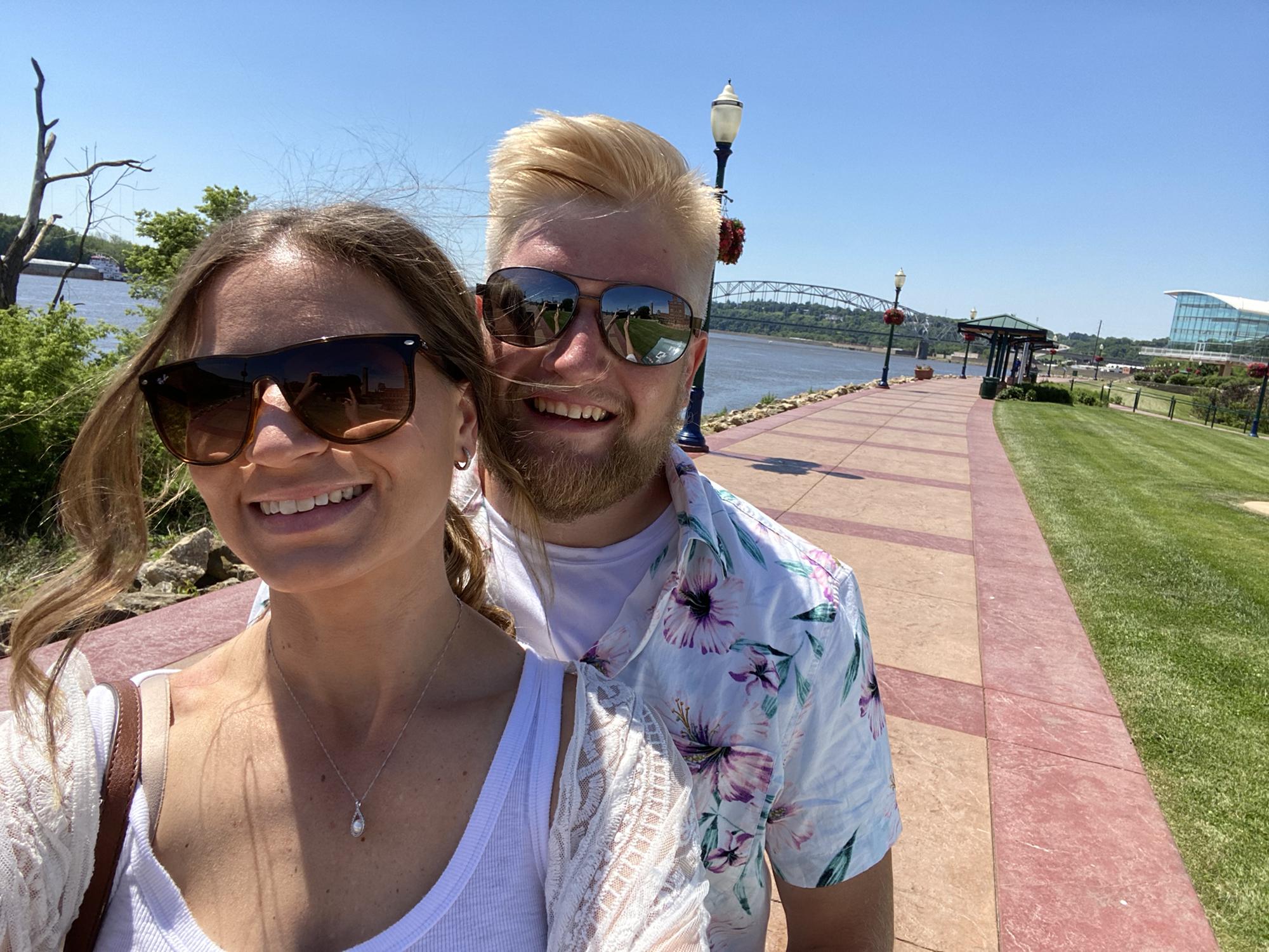 Mini-moon in Dubuque since our honeymoon was cancelled, June 2020