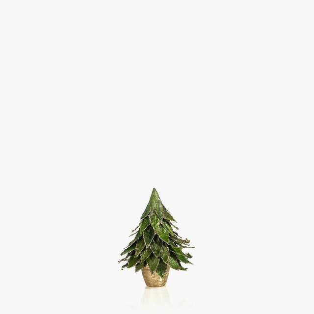 Natural Leaf Tabletop Tree, 7"H