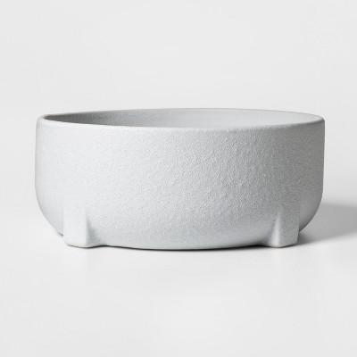 10" x 4" Ceramic Planter Bowl White - Project 62™
