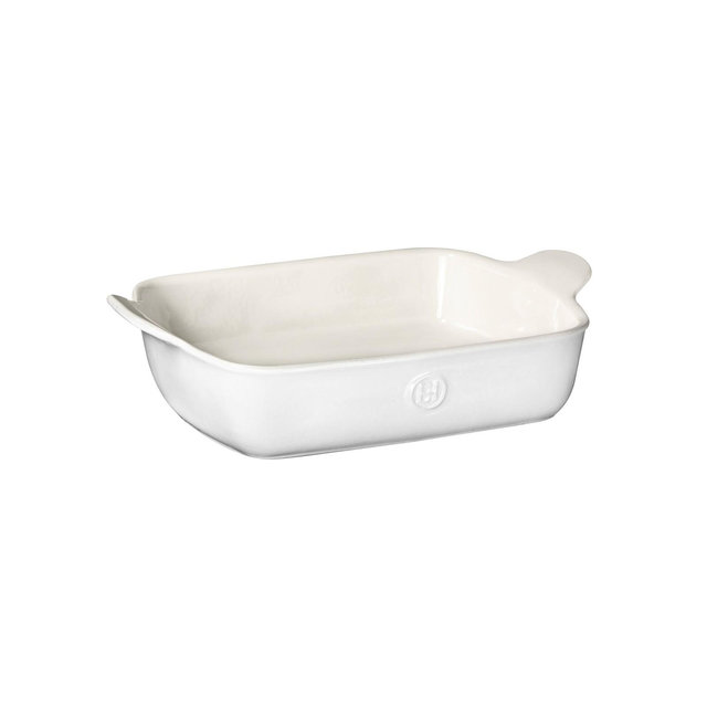 Emile Henry HR Modern Classics Rectangular Baking Dish 11" x 8", Sugar White