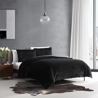 Faux Fur 3-Piece Comforter Set