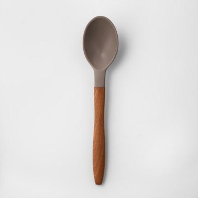Cravings by Chrissy Teigen Silicone Head Solid Spoon with Wood Handle