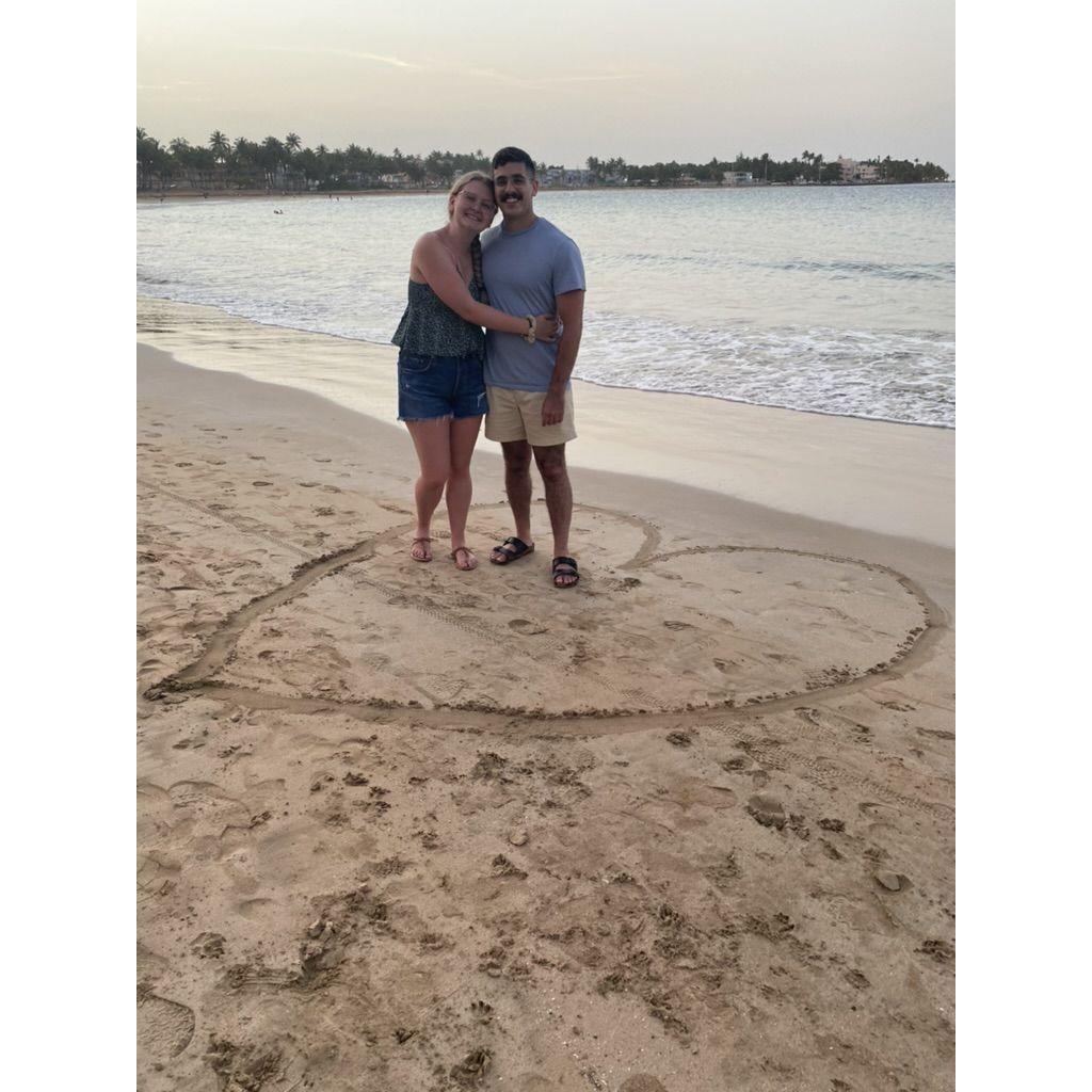 One of our trips to Puerto Rico to visit with Diego's family