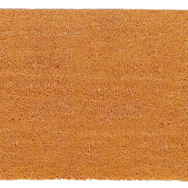 Theodore Magnus Natural Coir Doormat with Non-Slip Backing - 17 x 30 - Outdoor / Indoor - Natural - COIR-1730-15-Natural