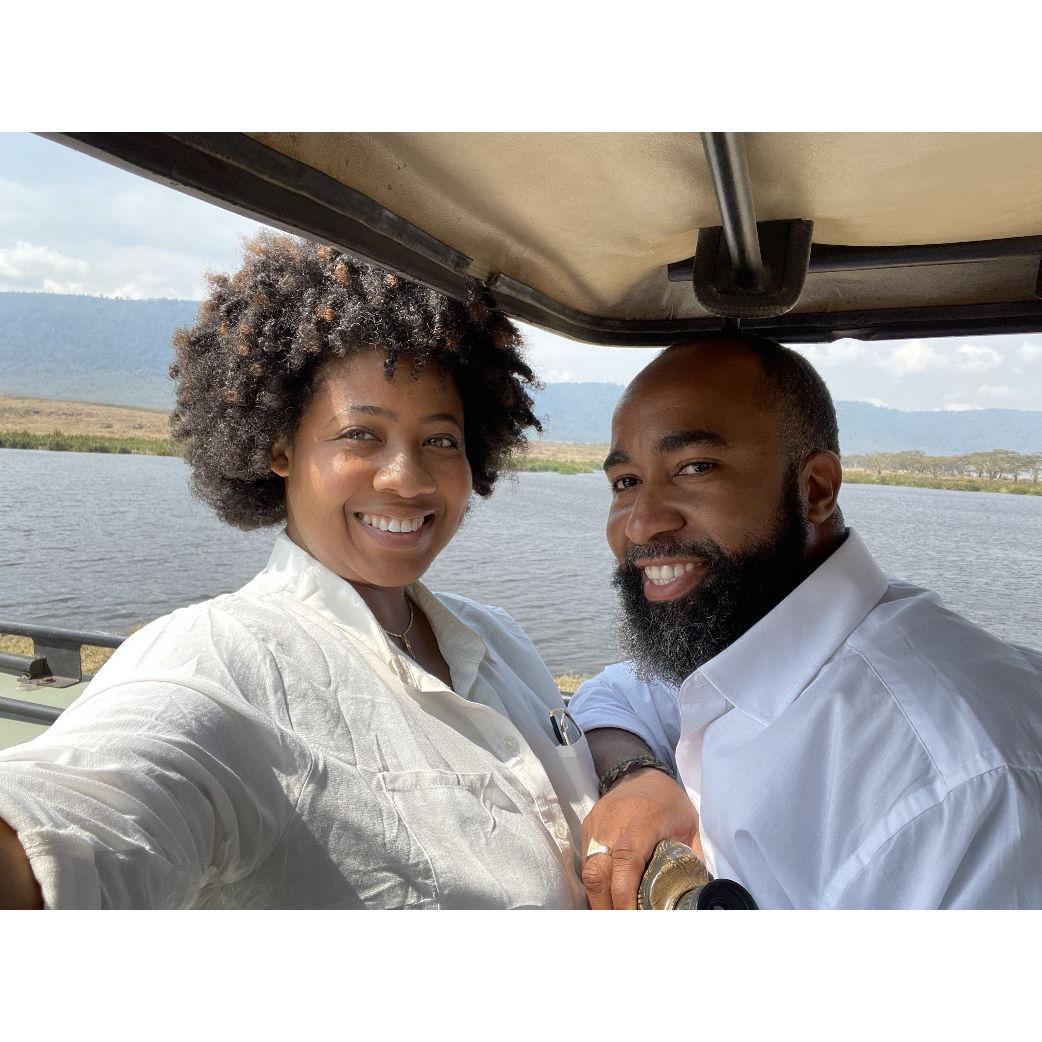 On safari in the Serengeti!