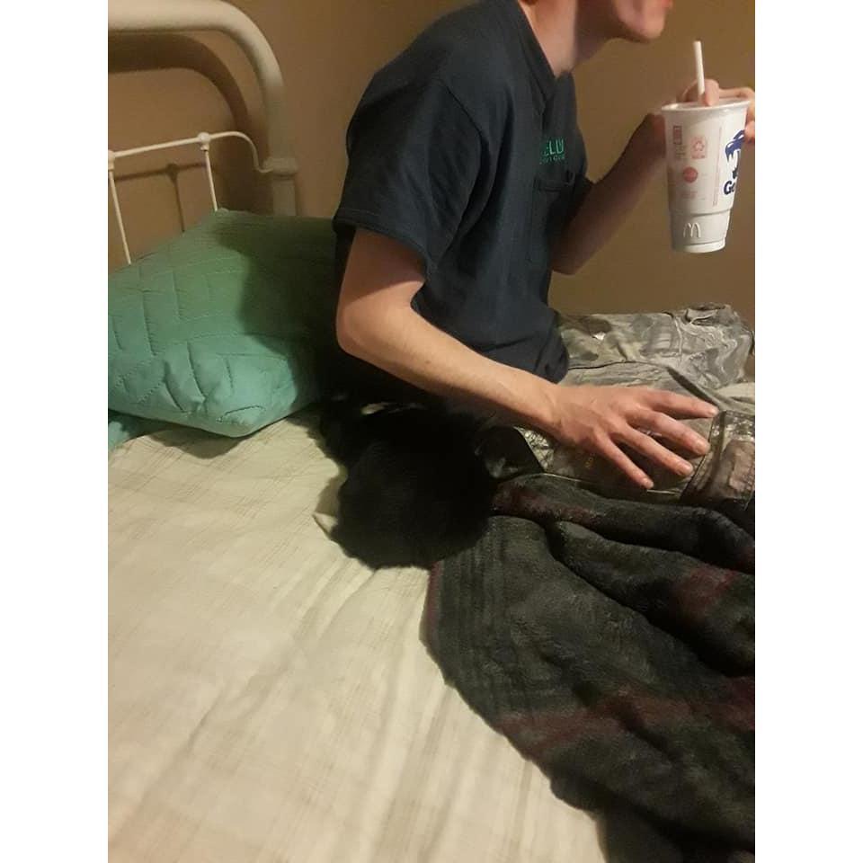 Rufus meets his daddy