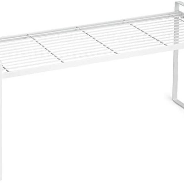 Countertop Organizer, Cupboard Stand Spice Rack, Cabinet Pantry Shelf, Organization and Storage For Kitchen Bathroom Milky White
