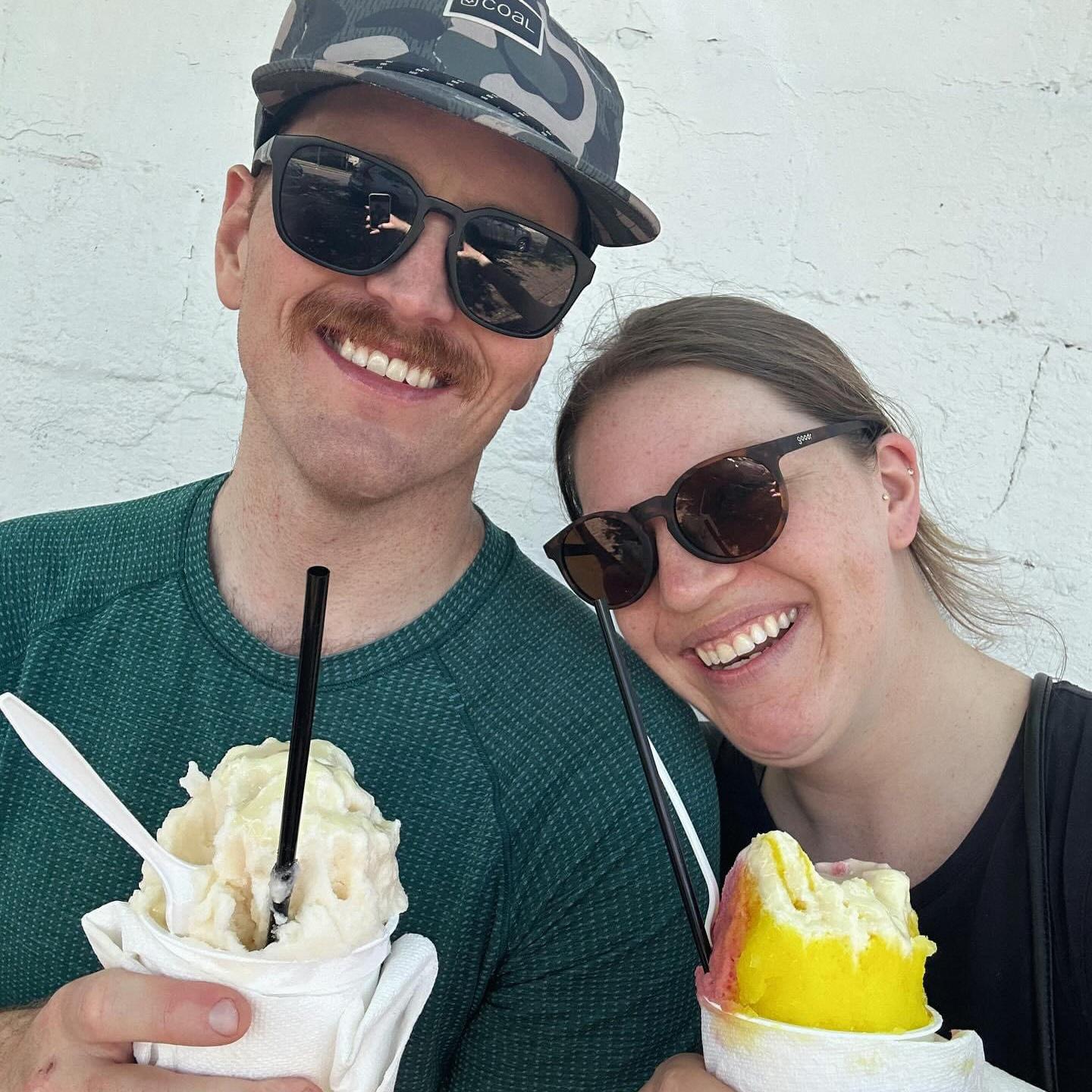 Snowballs. A necessity for all Louisiana visits.