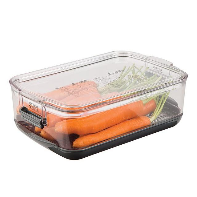 Prepworks by Progressive Produce ProKeeper, PKS-905, 3-Quart, Stay-Fresh Vent System, Small Peppers, Tomatoes