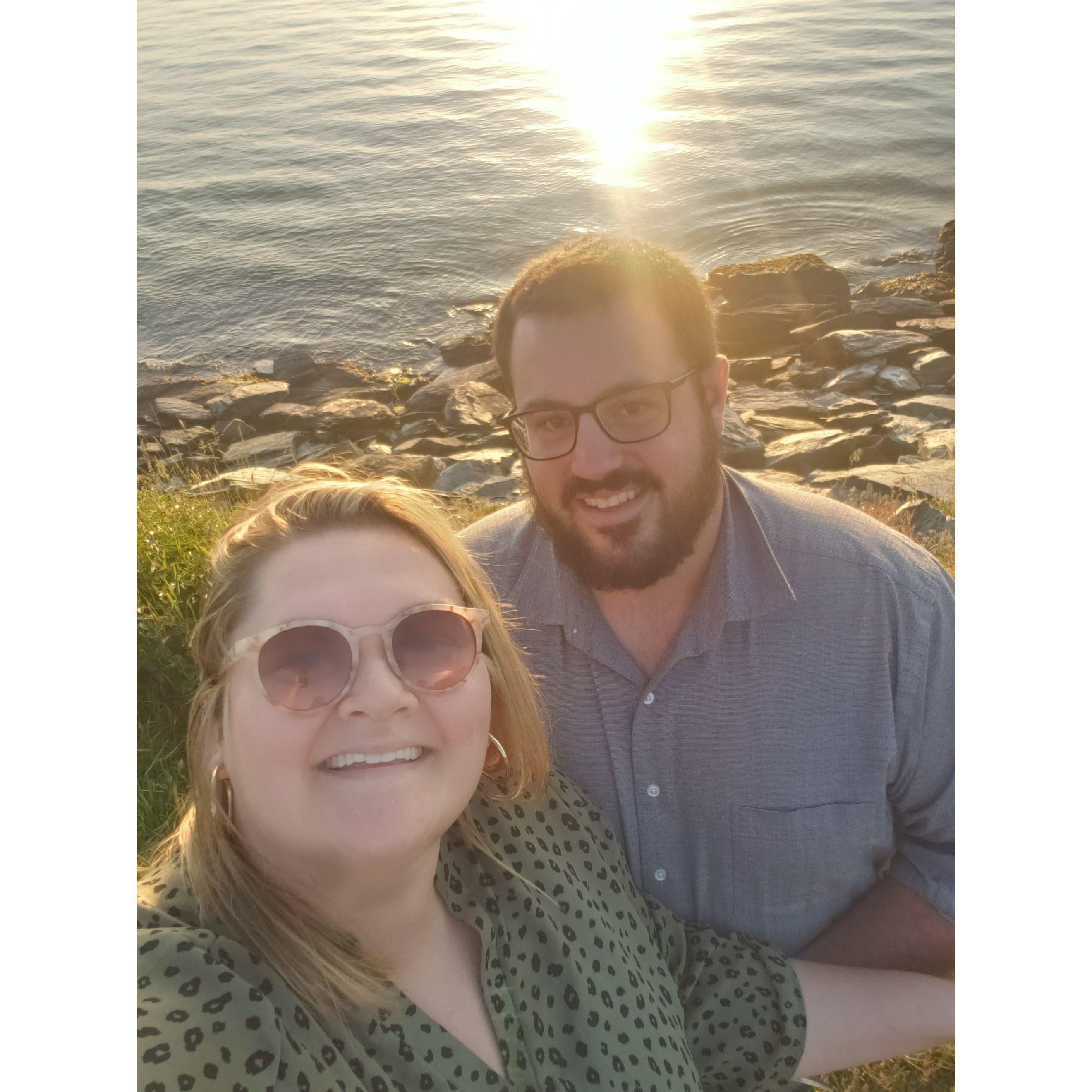2nd Date at Fort Adams in RI - Our First Selfie :)