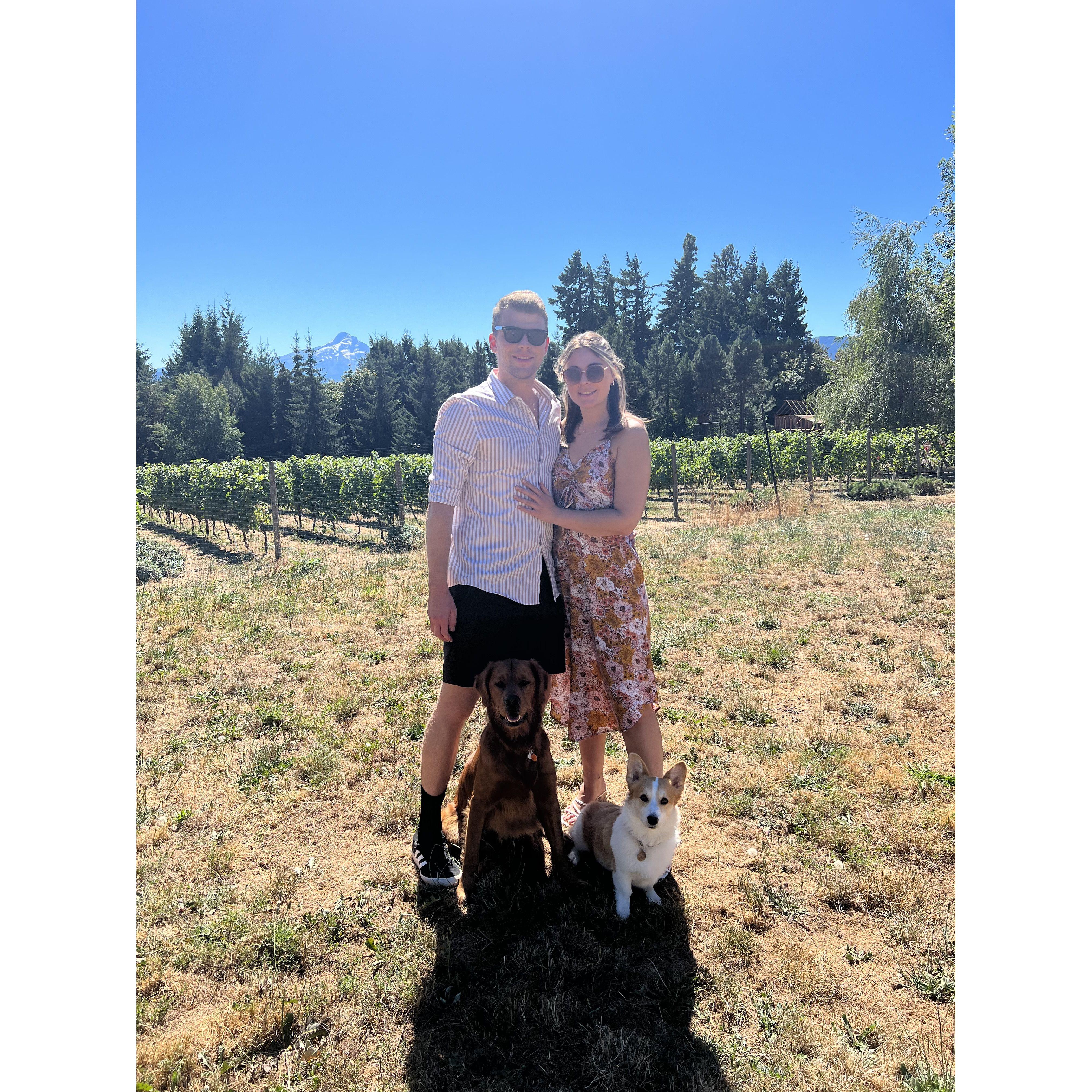Family day at our favorite winery - September 2022