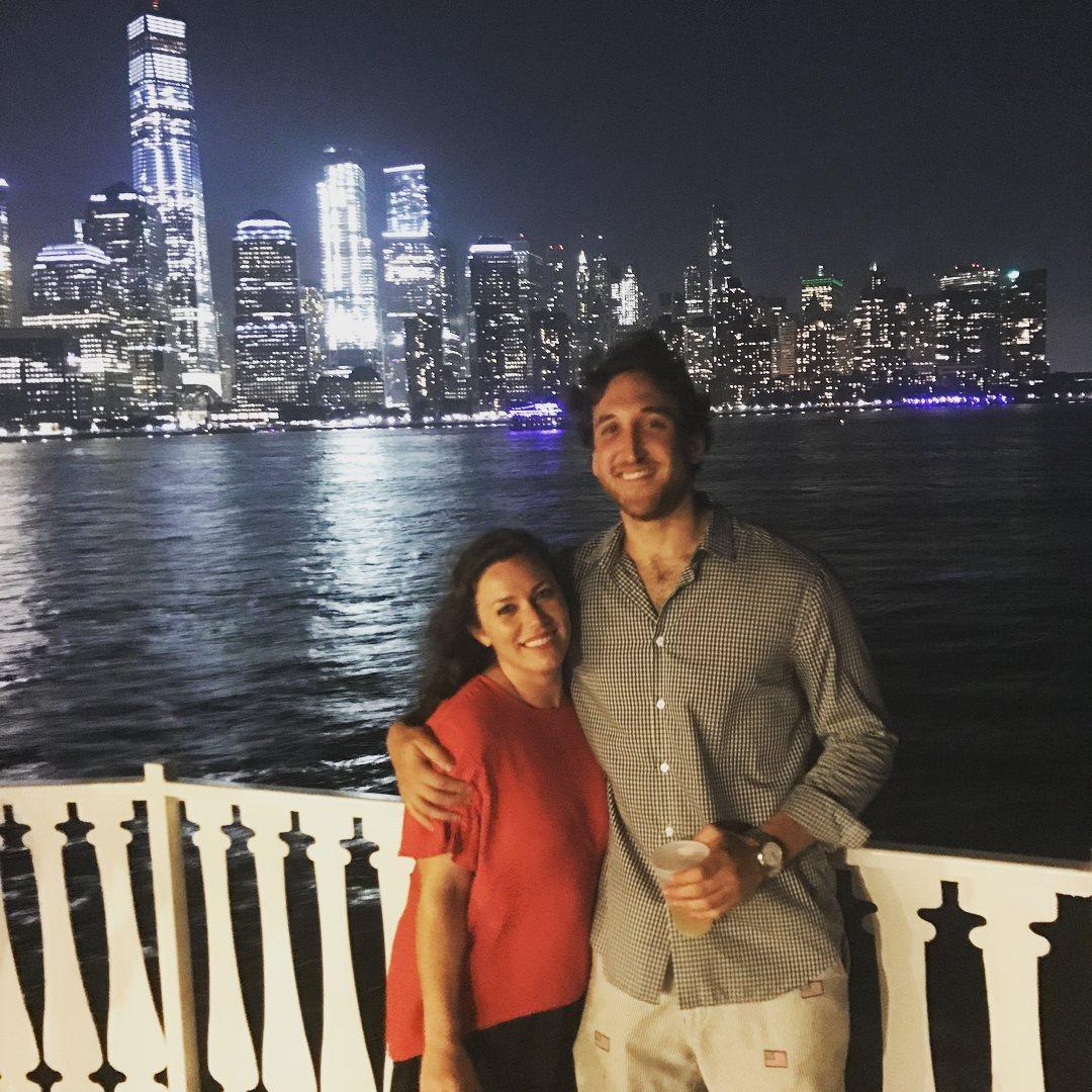 NYU Stern Back to School Boat Cruise, September 2017 - Dalia said "I love you!" soon after a friend snapped this picture.