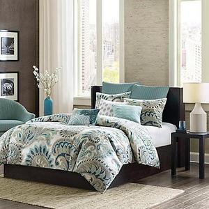 INK+IVY Mira Duvet Cover Set in Spice