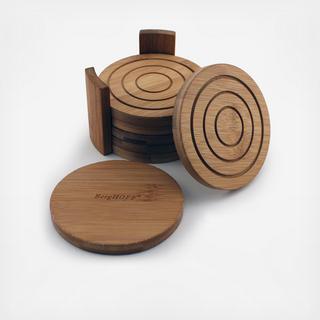 Bamboo 7-Piece Coaster Set