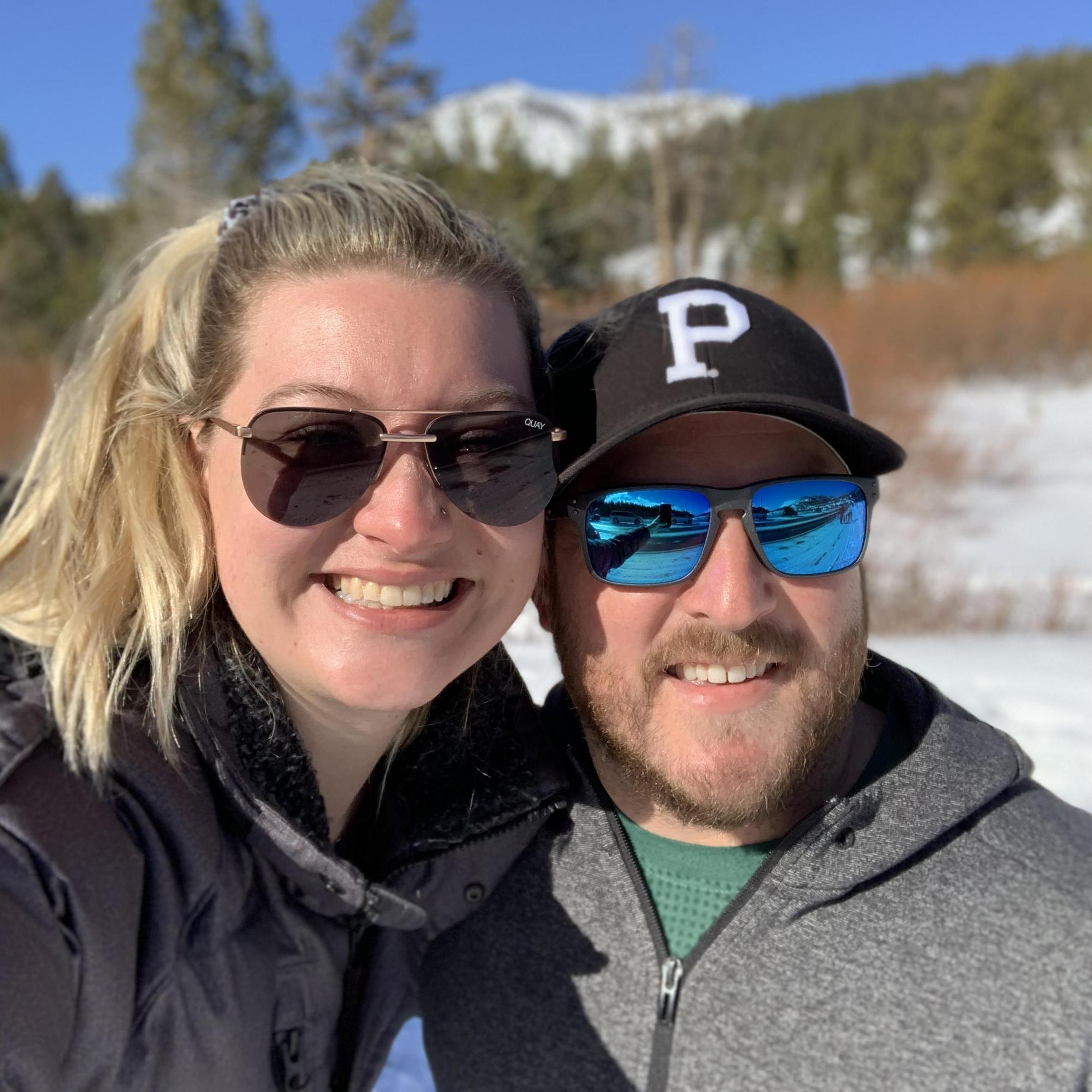 Our first trip to see snow and Tahoe's first time in snow too! (Incline Village, NV, 11/2020)