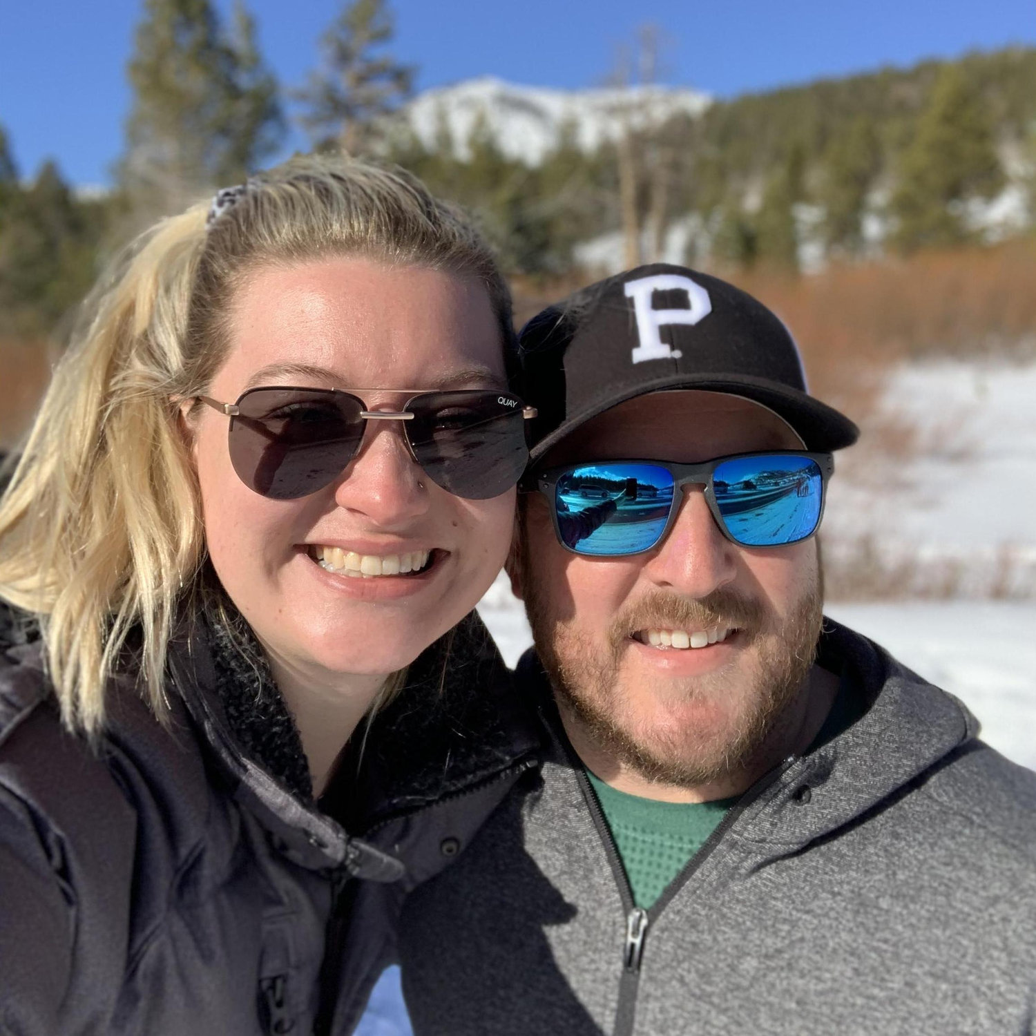 Our first trip to see snow and Tahoe's first time in snow too! (Incline Village, NV, 11/2020)