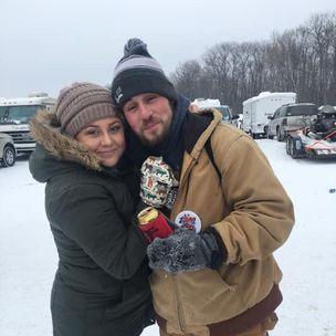 The pair's last I-500 Snowmobile Race.