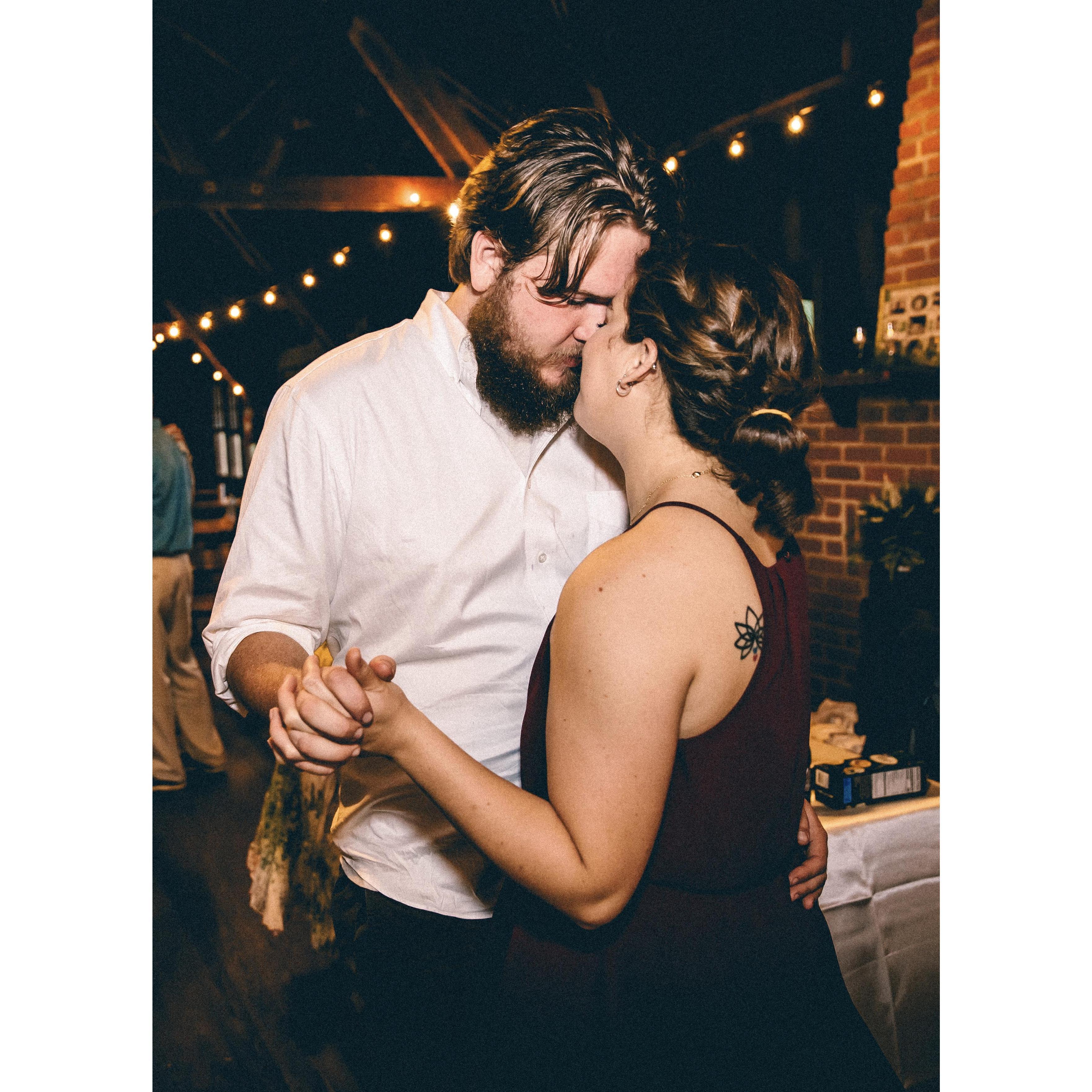 Celebrating the Stokes’ wedding.