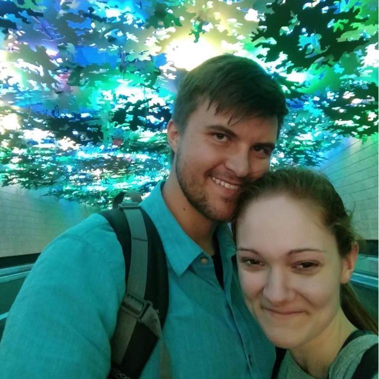 One of our favorite spots... The Hartsfield- Jackson Atlanta International Airport A-B concourse connection  - Sept 2018