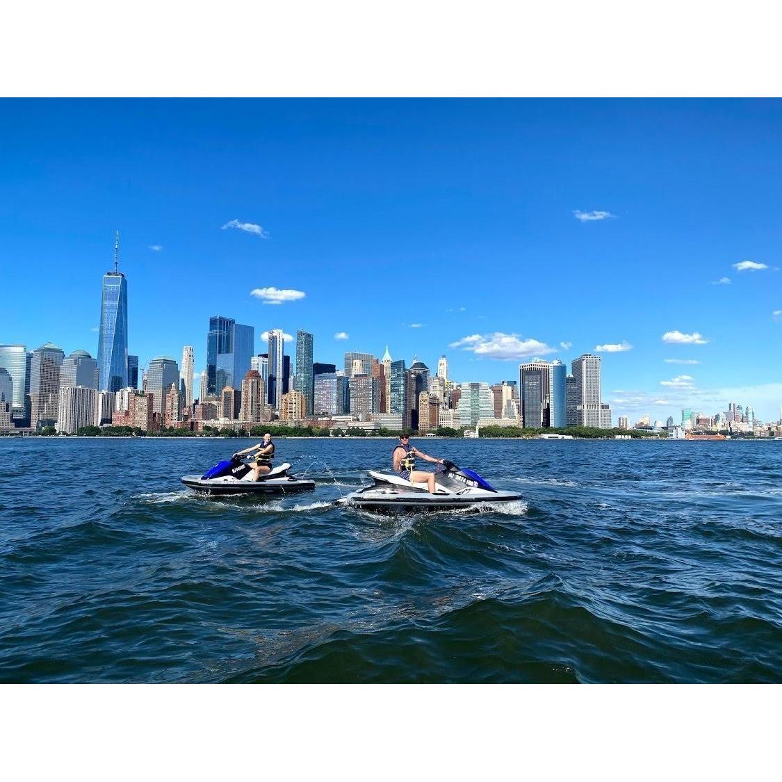 Jet Skiing on the Hudson