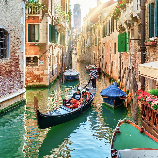 A Gondola Ride in Venice