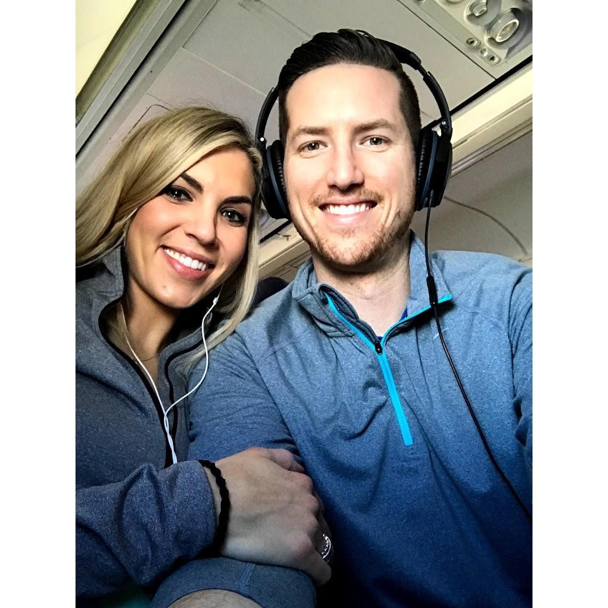 One of our many travel adventures together