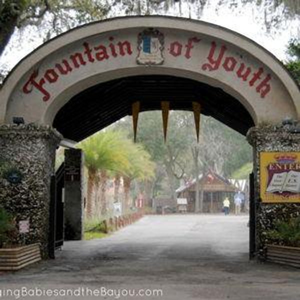 2 Tickets to Ponce De Leon's Fountain of Youth