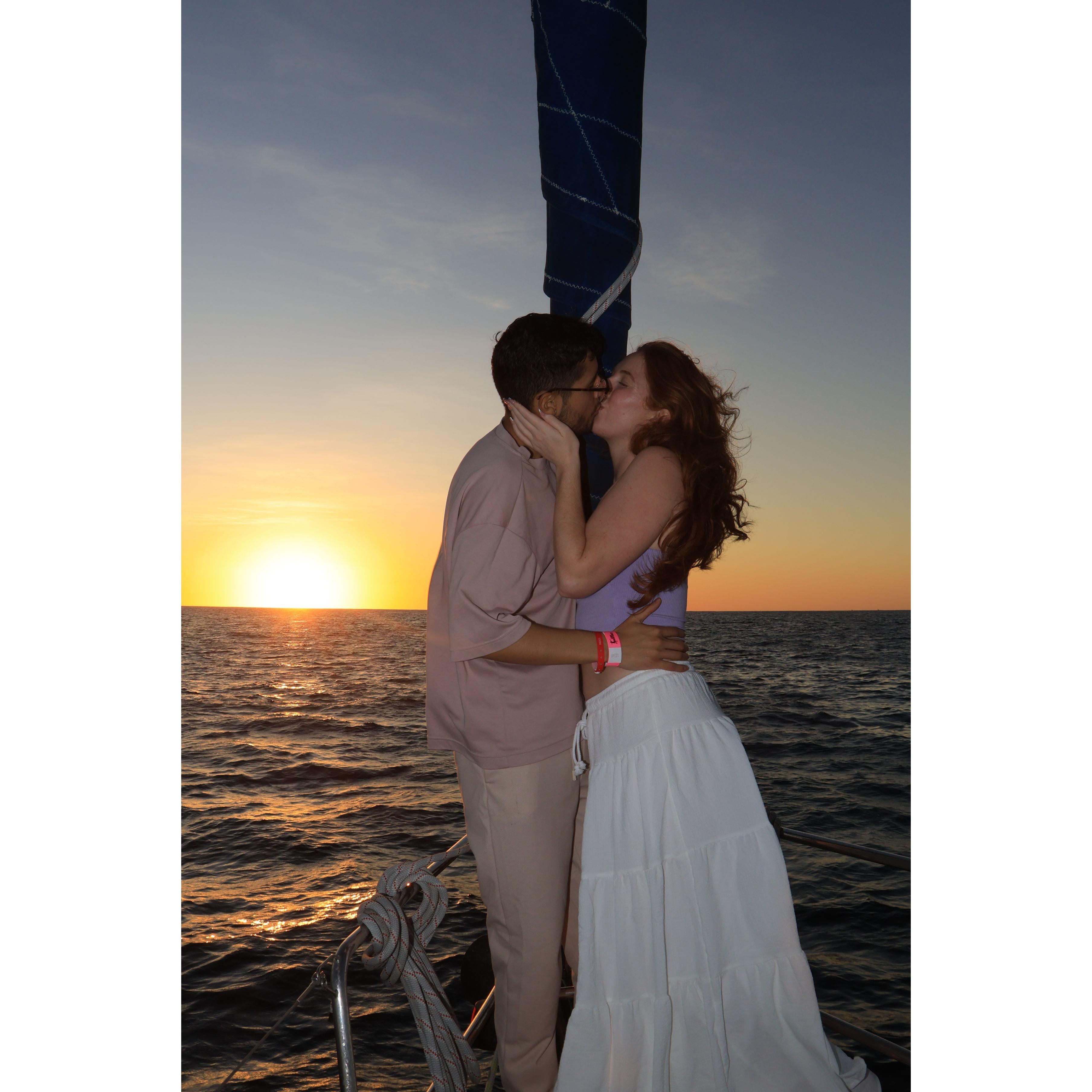 Sunset cruise in Cabo San Lucas, Mexico
