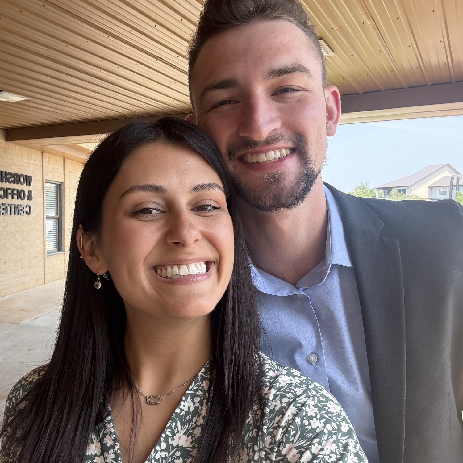 Our first wedding we got to attend together