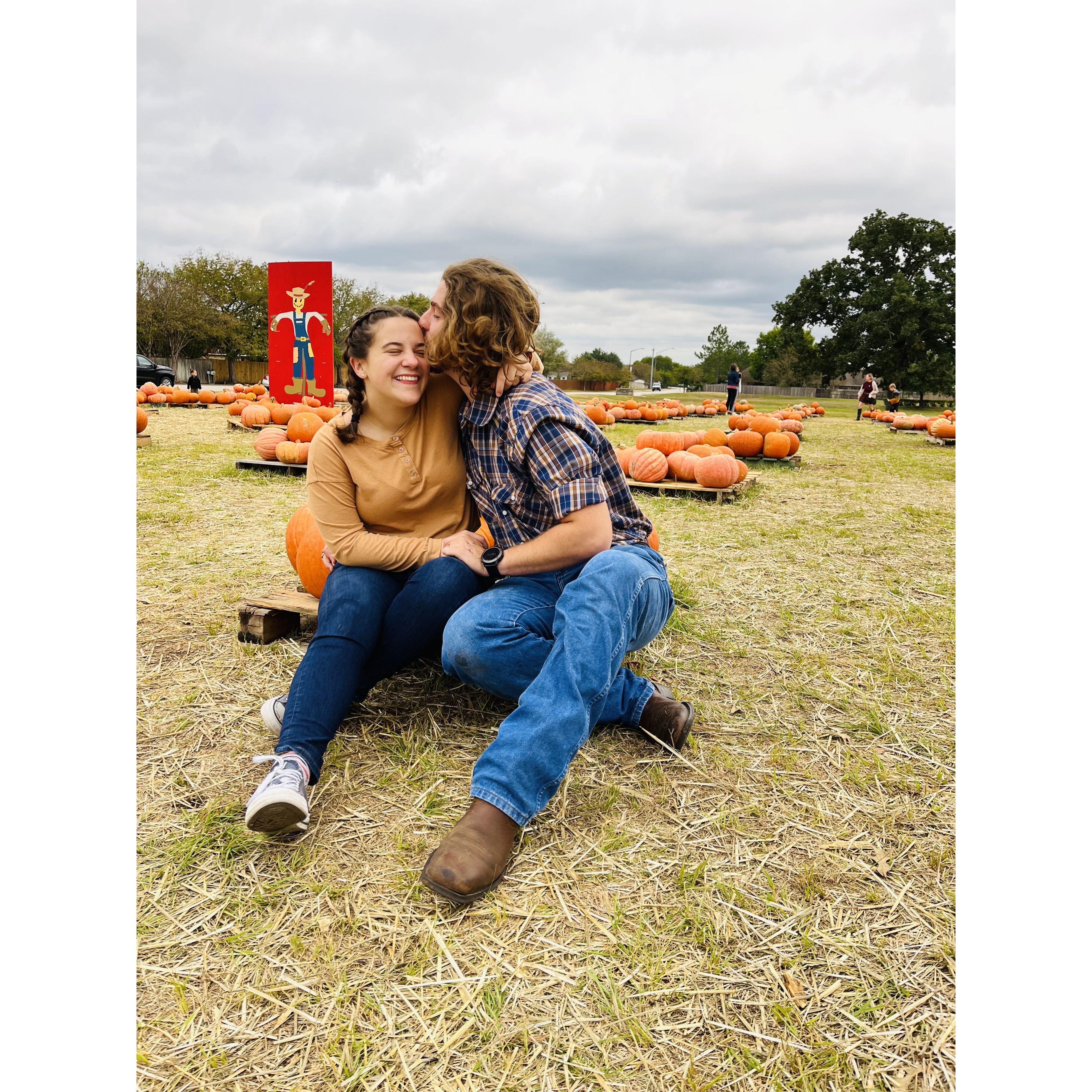 Pumpkin patch date!