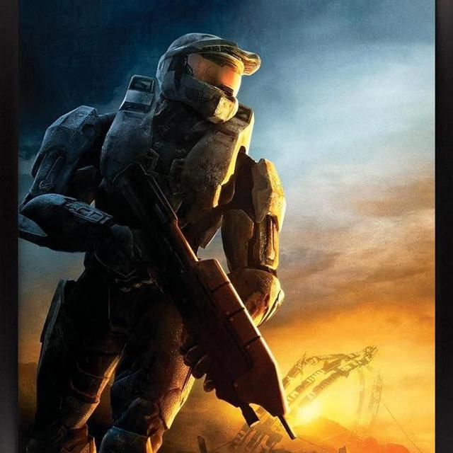 Trends International Halo 3 - Awakening Wall Poster, 22.375" x 34", Black Framed Version