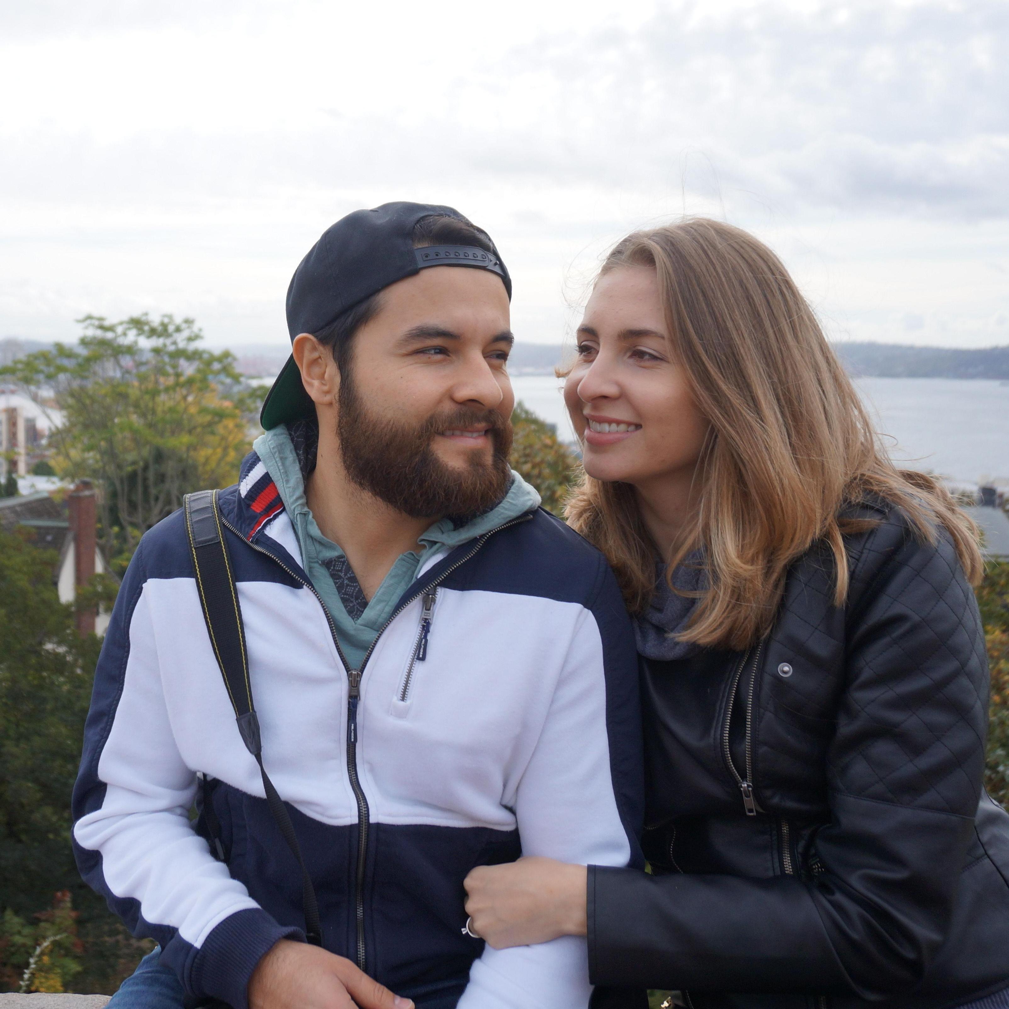 Visiting Seattle.