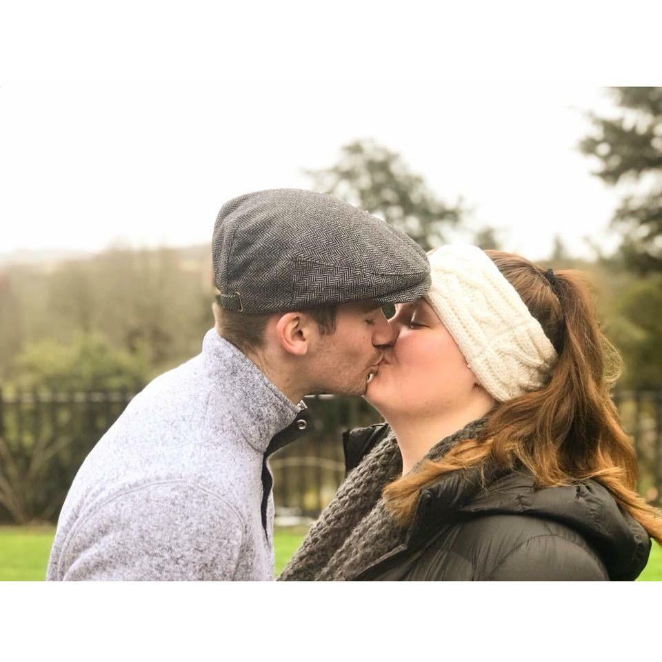Kisses before kissing the Blarney Stone in Ireland💚