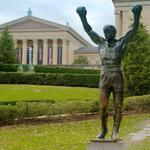 Rocky Statue
