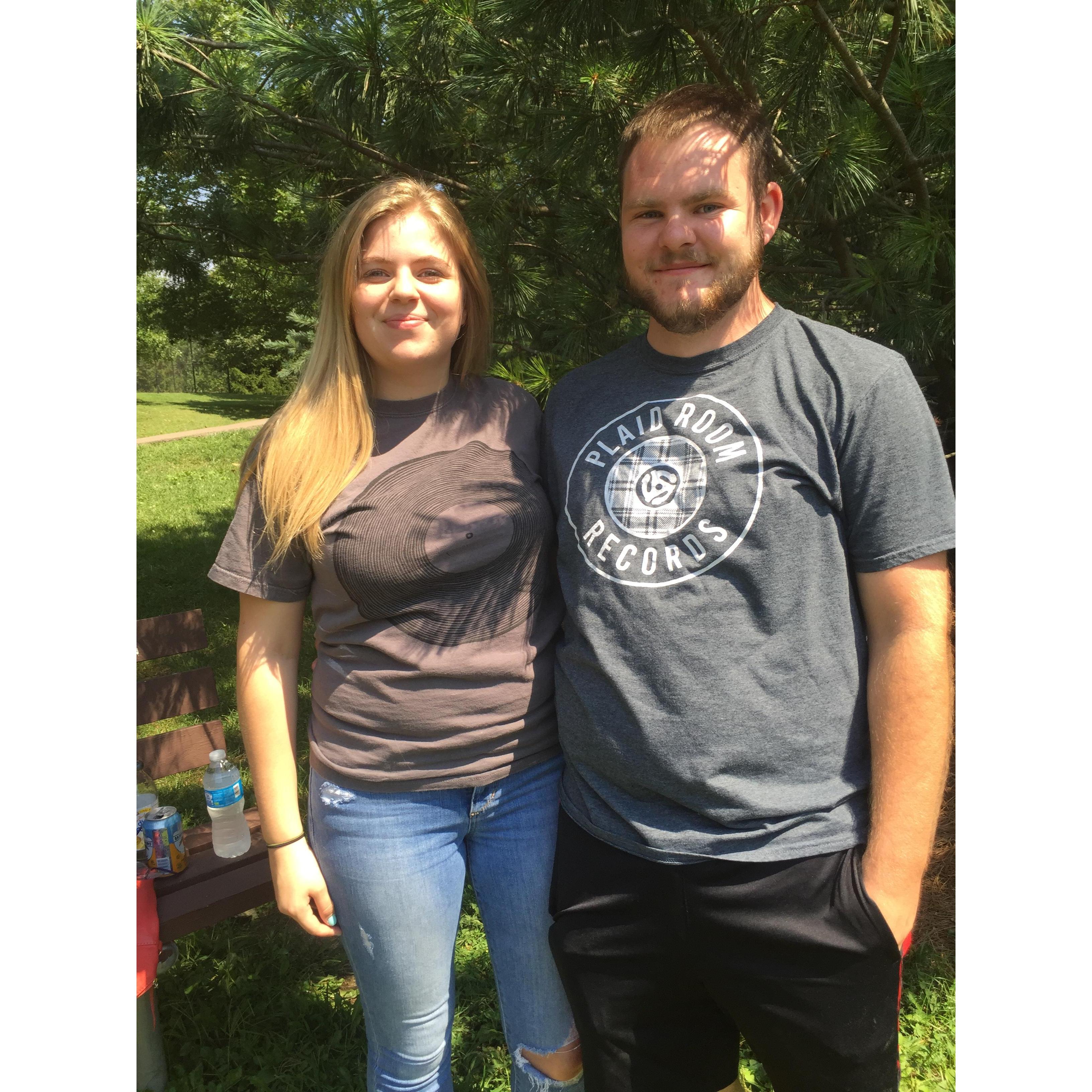 Both realized they accidentally matched