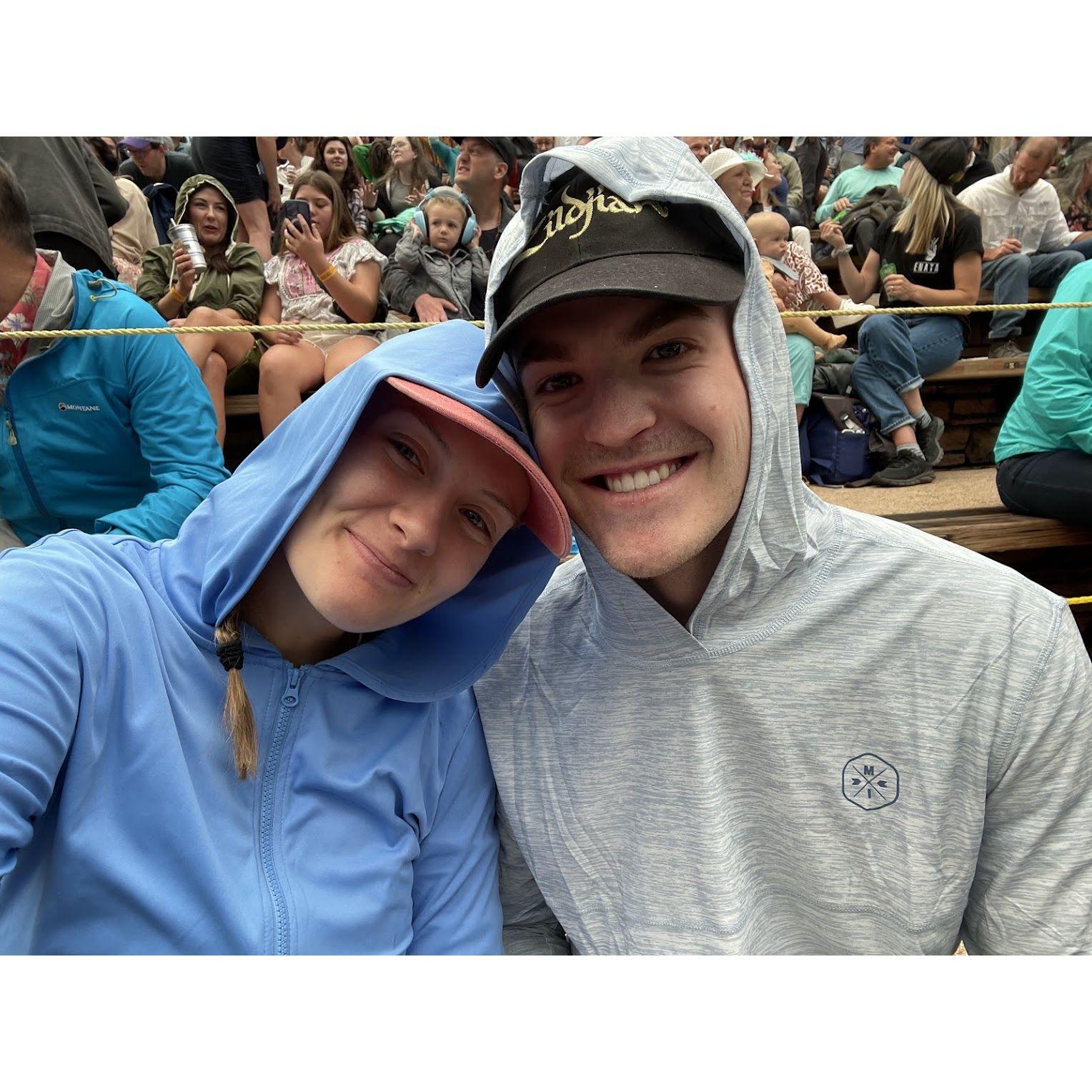 June 29th, 2023 - Our 2nd anniversary at Red Rocks Amphitheatre, seeing The Head and the Heart