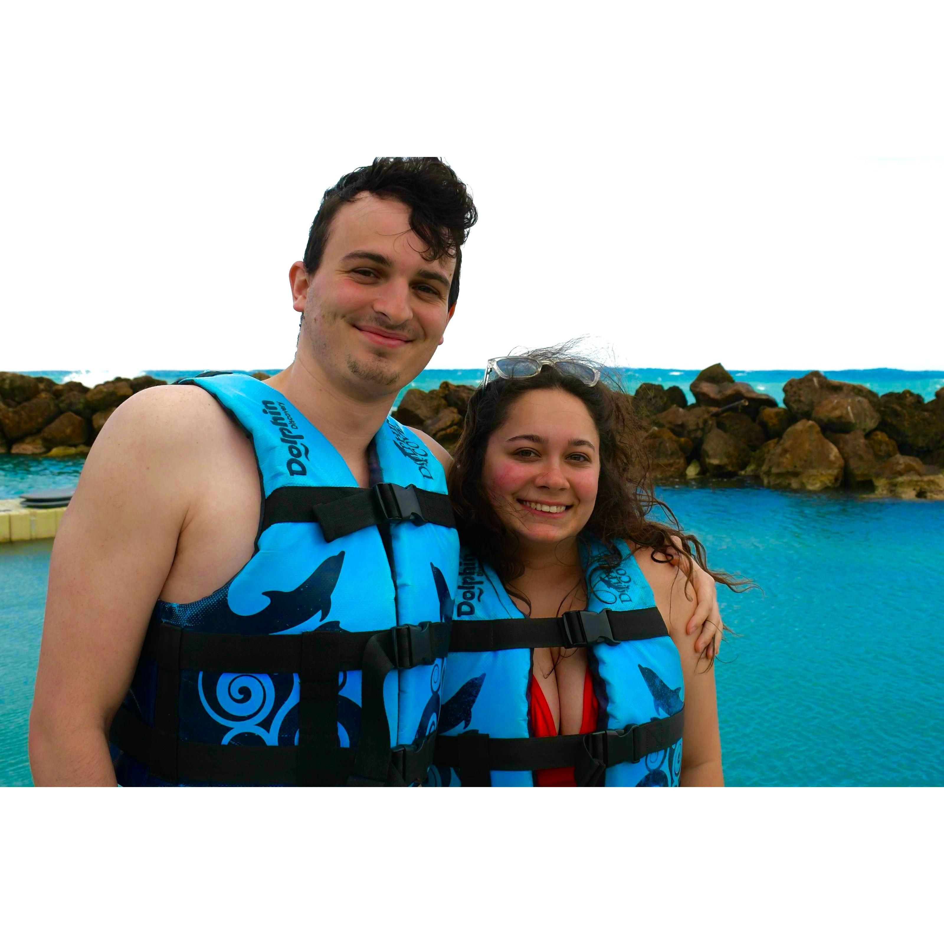 swimming with dolphins in jamaica