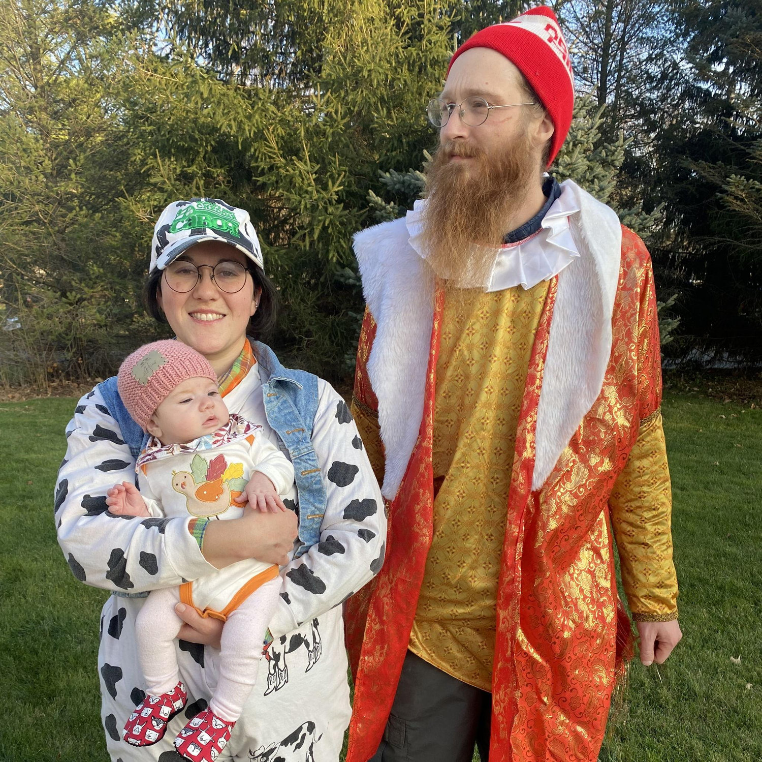 We have an annual tradition of a Thanksgiving Day parade, this was our niece Delilah's first parade!