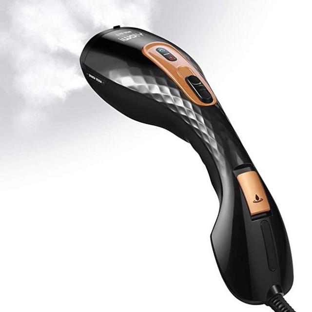 iwoly Portable Steamer for Clothes with Pump Steam Technology, Fast Heat-up Garment Fabric Wrinkles Remover with Handheld Clothing Steamer Mode and Steam Iron Mode, Suitable for Home and Travel