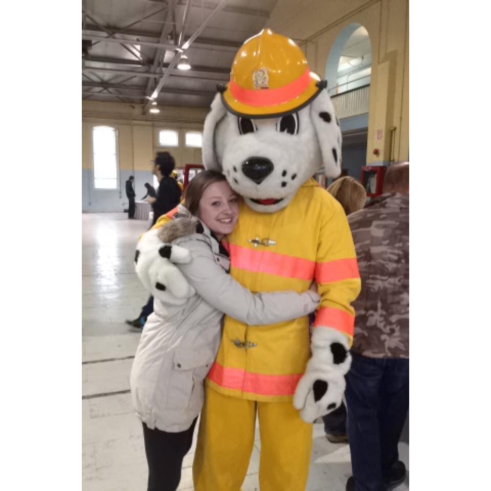 Zach as Sparky!