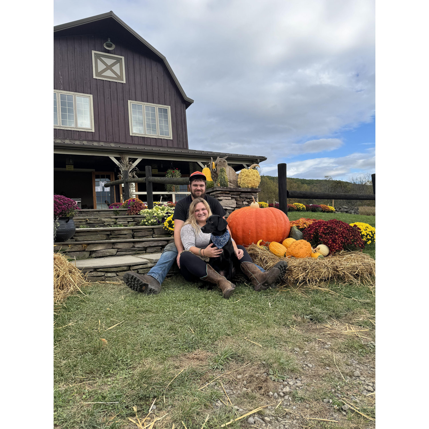 Pumpkin picking at Clapper's Maple Ridge Ranch!
