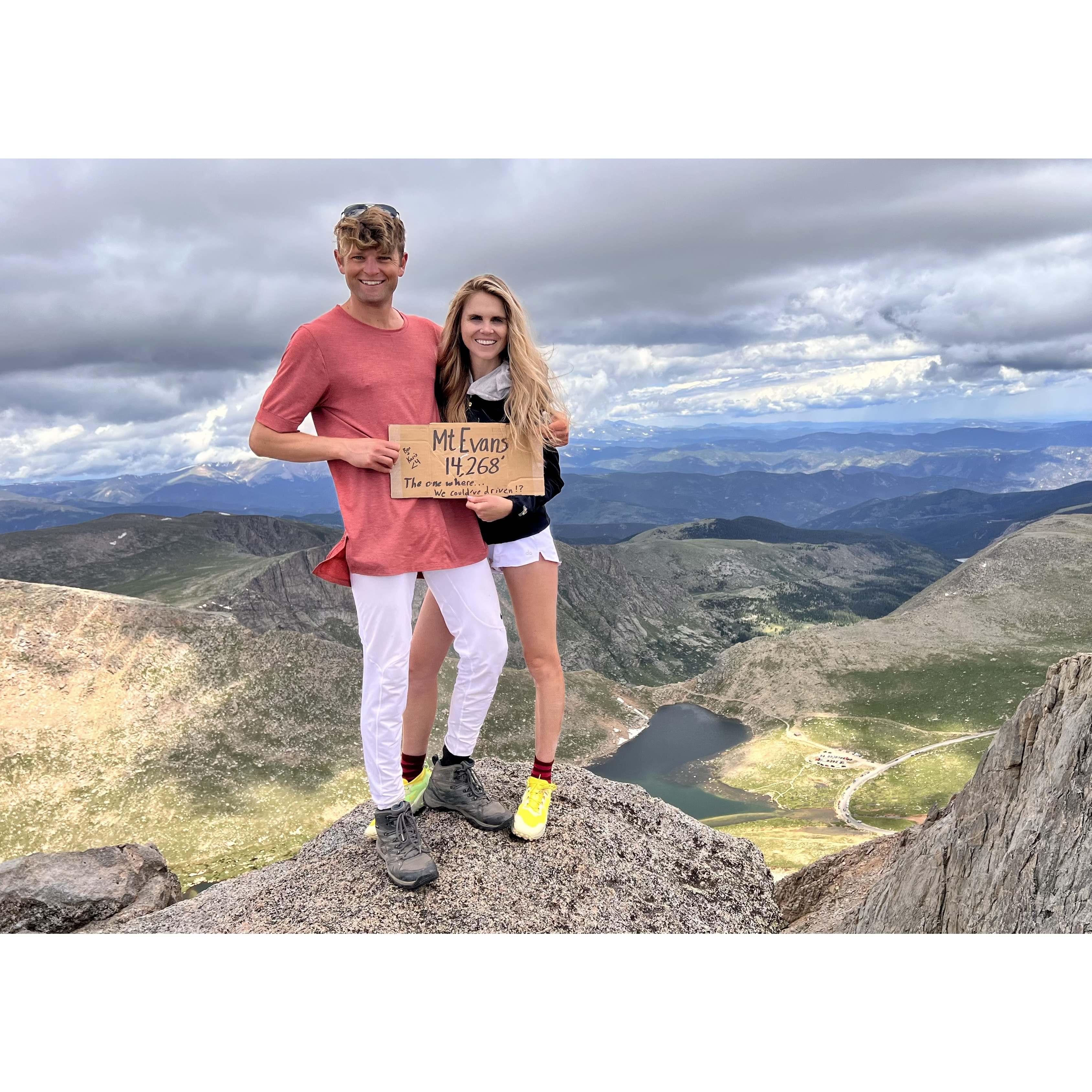 The one where we could have driven Mt. Evans 14,268.