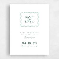 Green Wedding Save the Date - Kitts Portrait