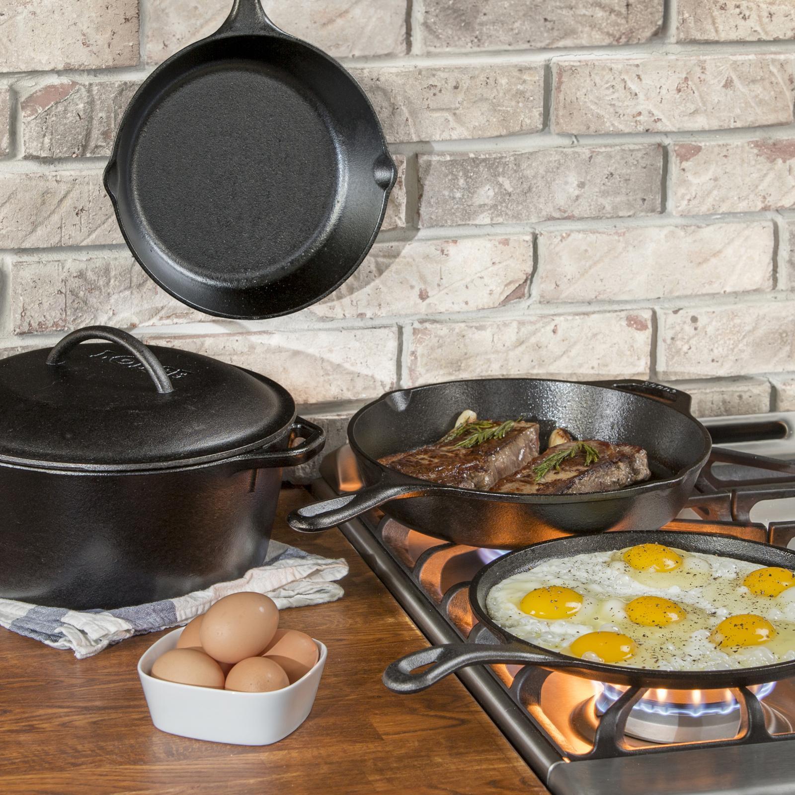 Lodge, Classic 5-Piece Cookware Set | Zola