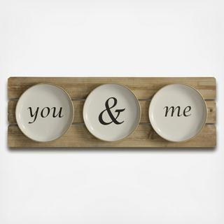 YOU & ME Plates Wall Art