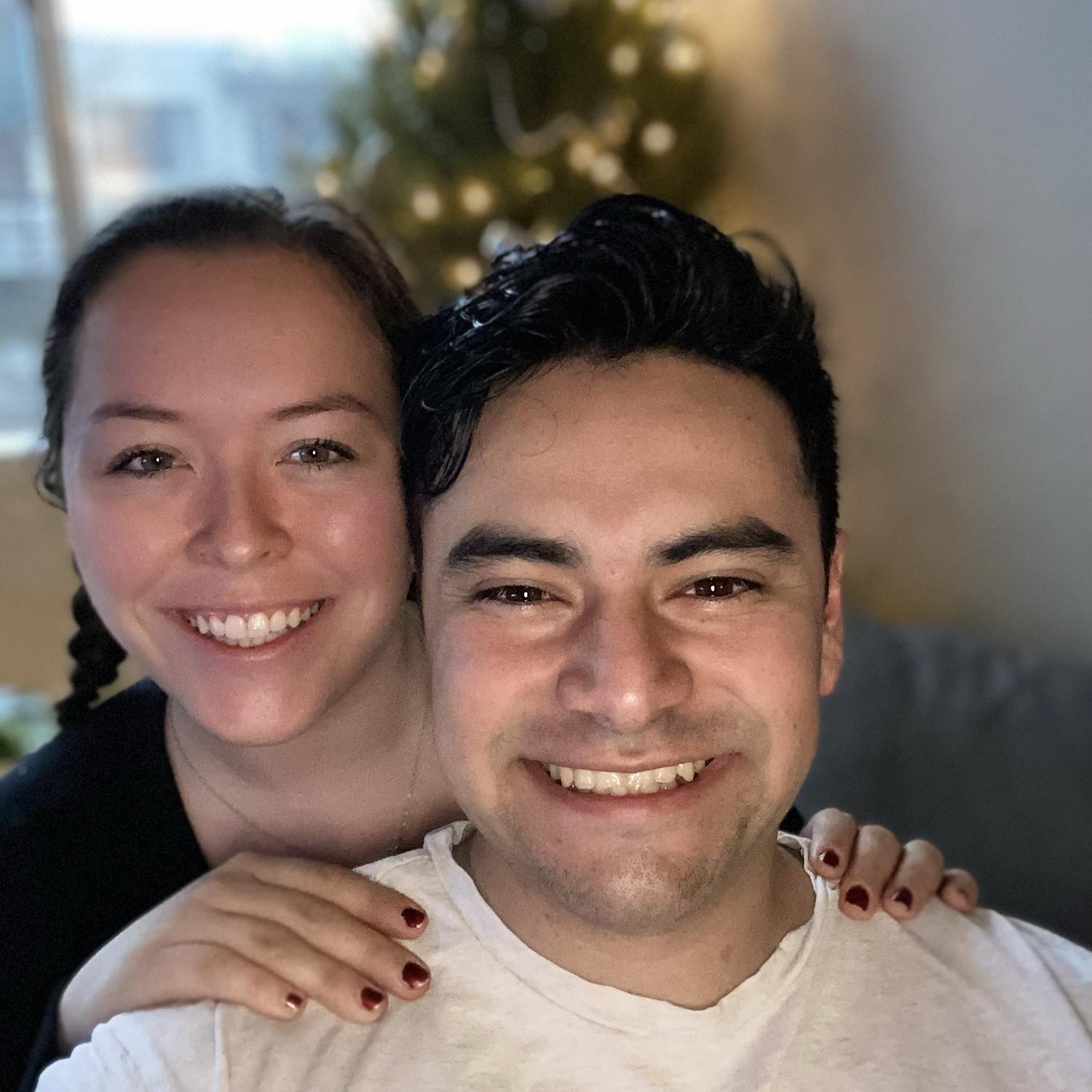 Our first Christmas in our first apartment 2021