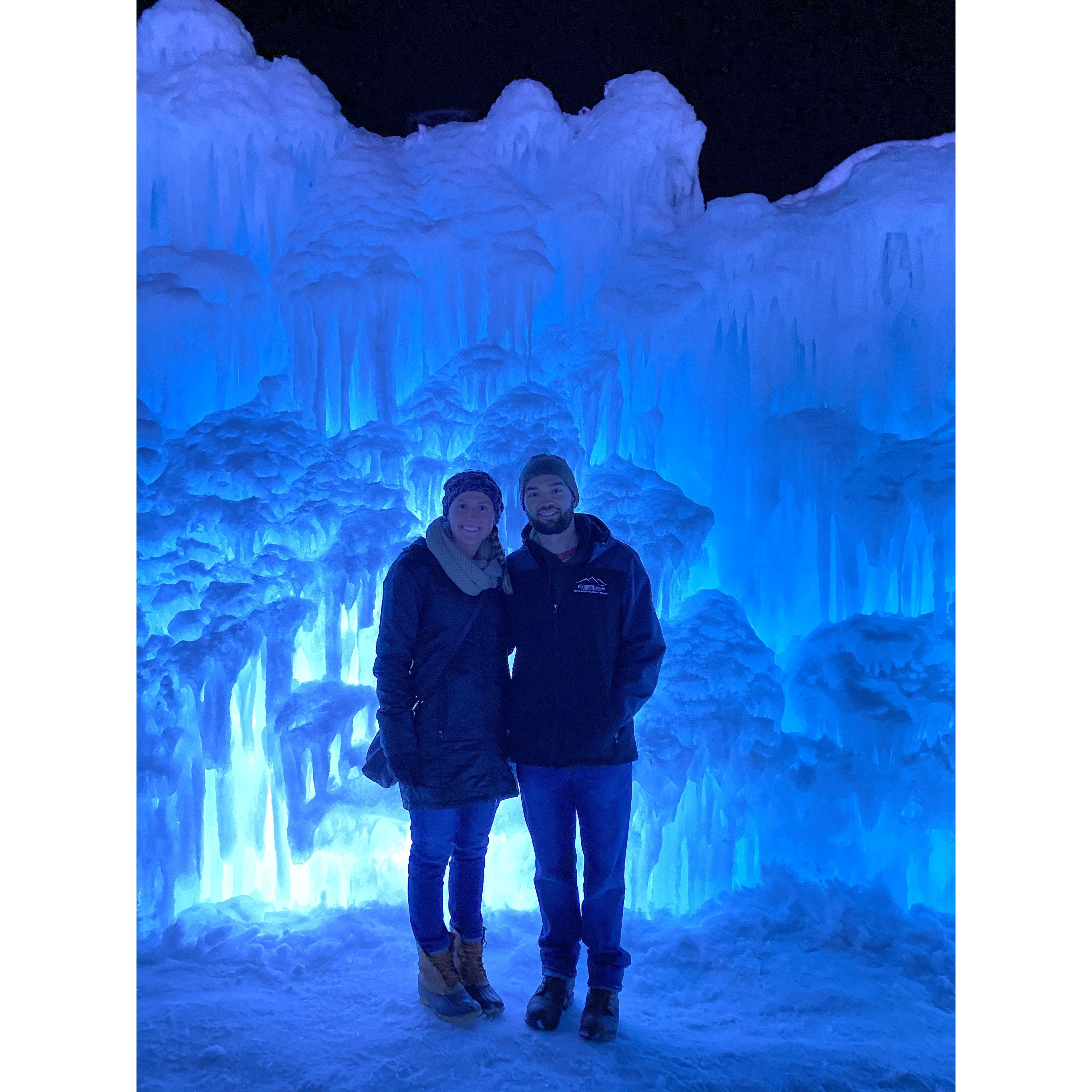 Ice Castles Woodstock, NH, February 2020