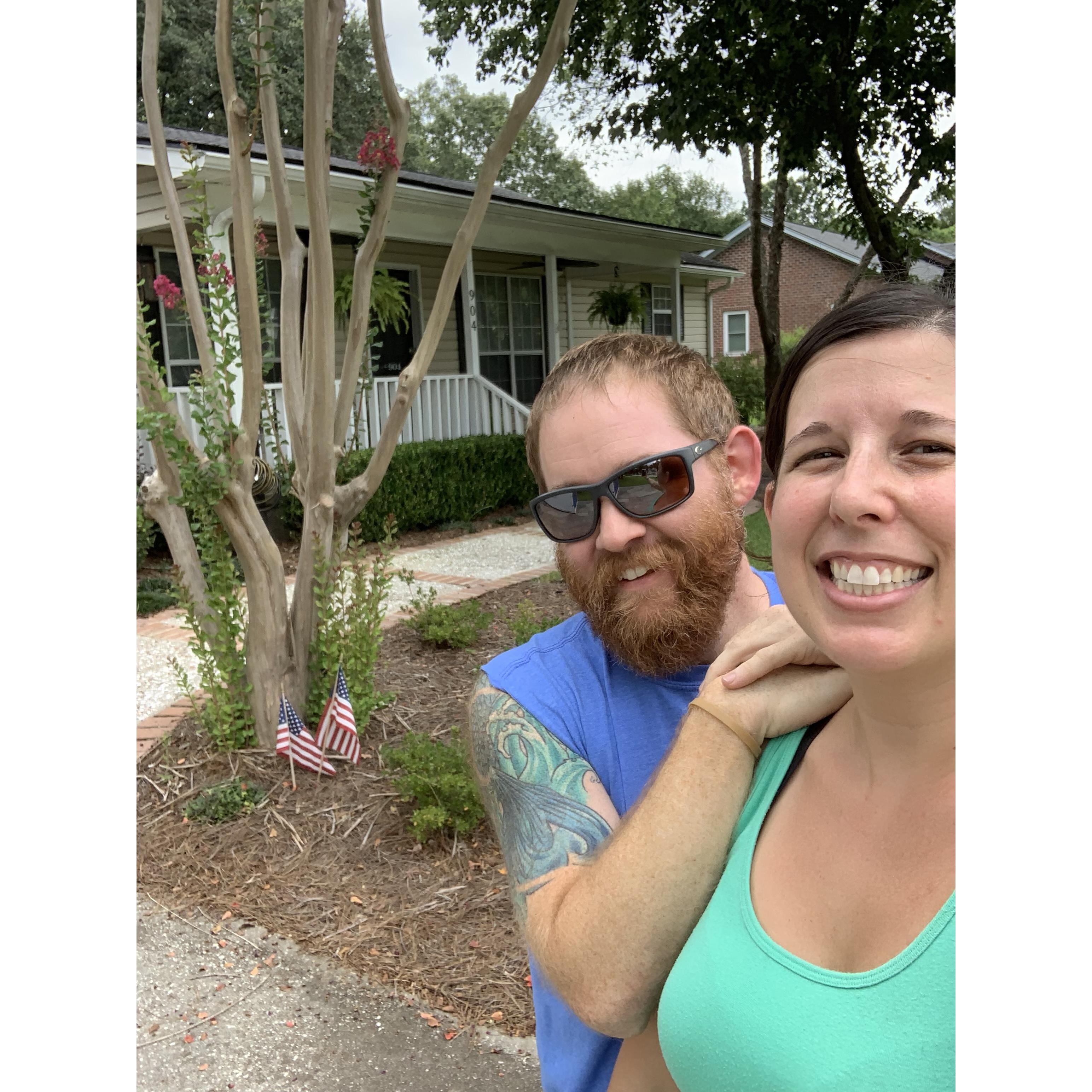 Our first house together!