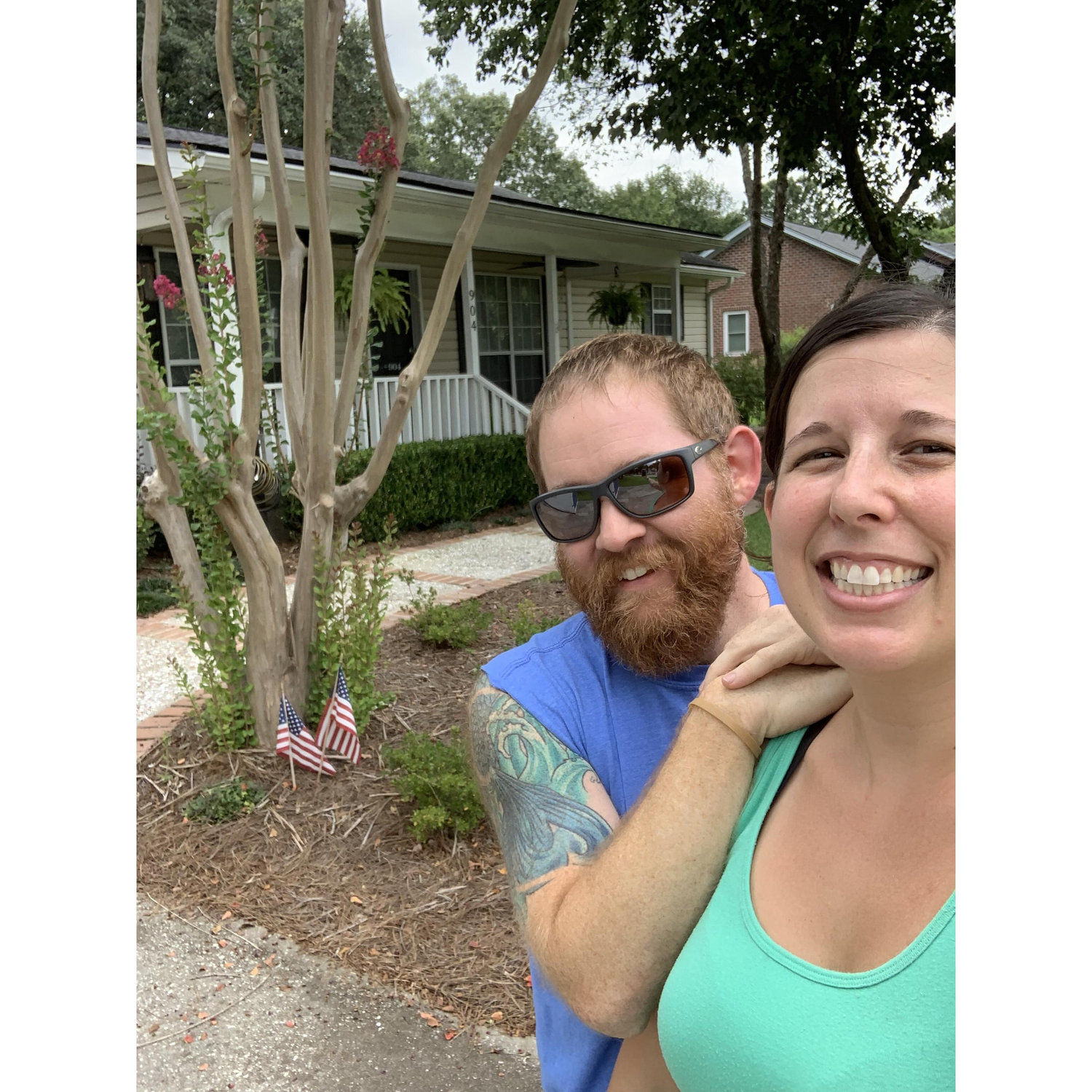 Our first house together!